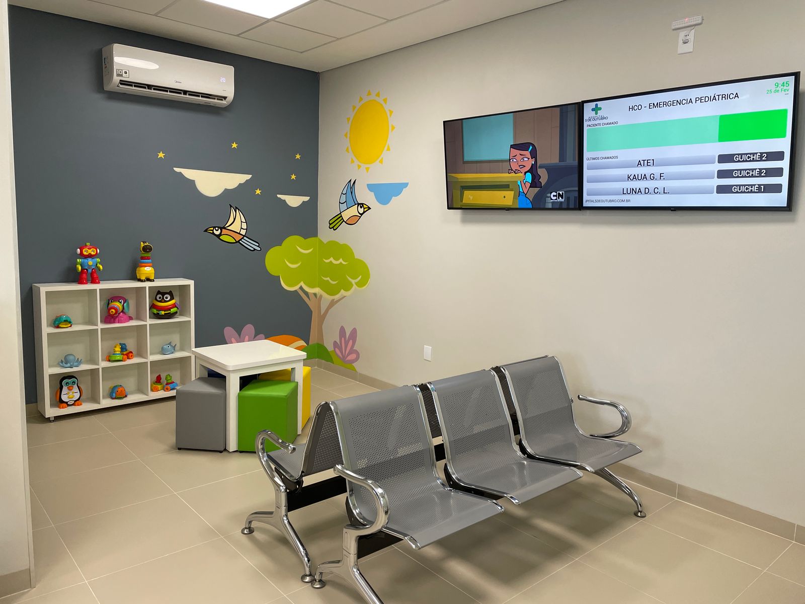 Novo pronto-socorro infantil no Hospital Cinco de Outubro vai oferecer melhor atendimento para beneficiários AMS