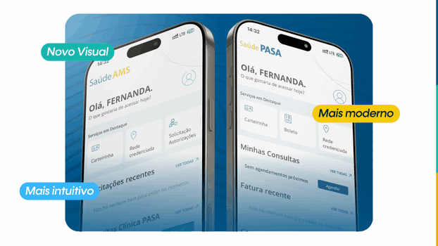 Novo app Saúde AMS traz visual atualizado e experiência personalizada