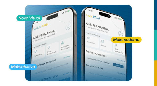 Novo app Saúde AMS traz visual atualizado e experiência personalizada